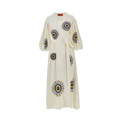 eden embroidered voile dress