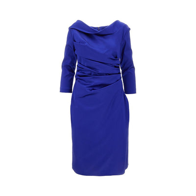 duchesse satin knee-length dress