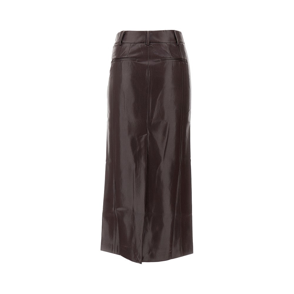 THE ANDAMANE 42 xania vegan leather pencil skirt
