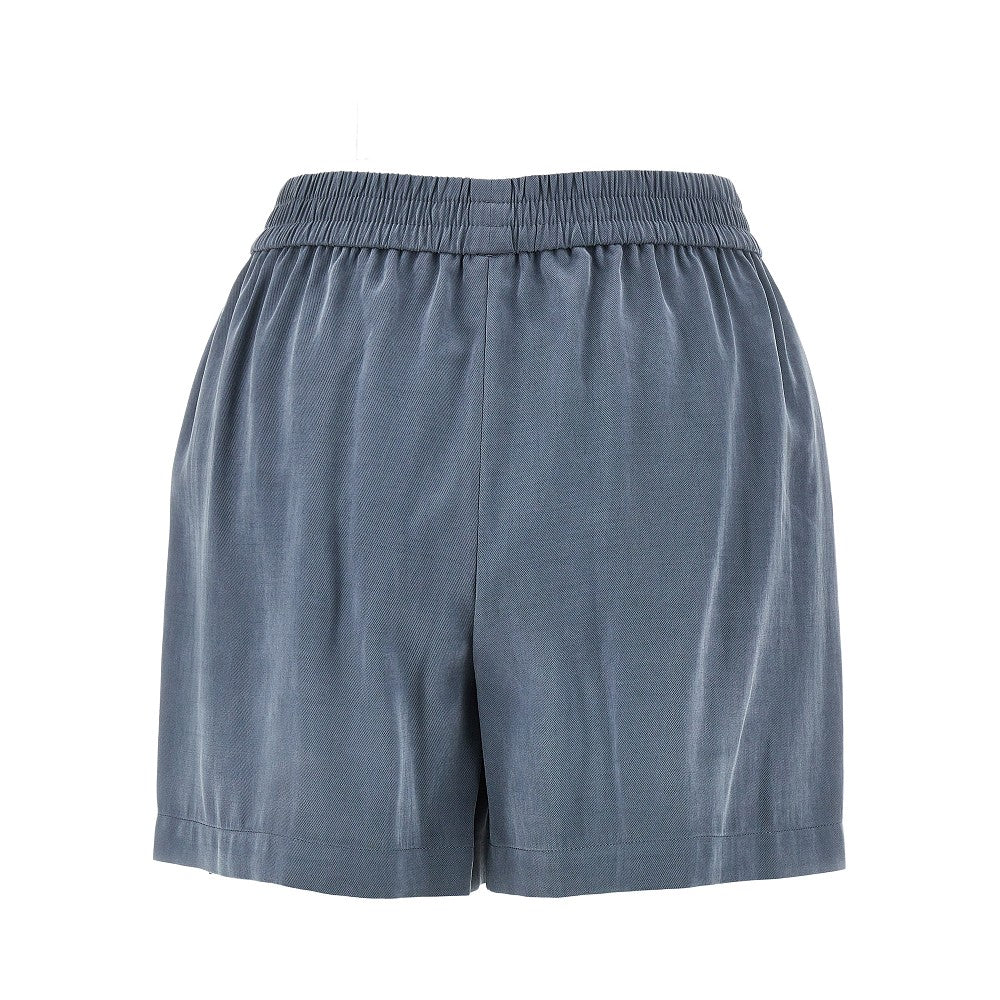 EMPORIO ARMANI 40 washed twill shorts