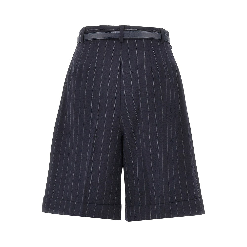 MAX MARA STUDIO 40 pinstriped wool shorts