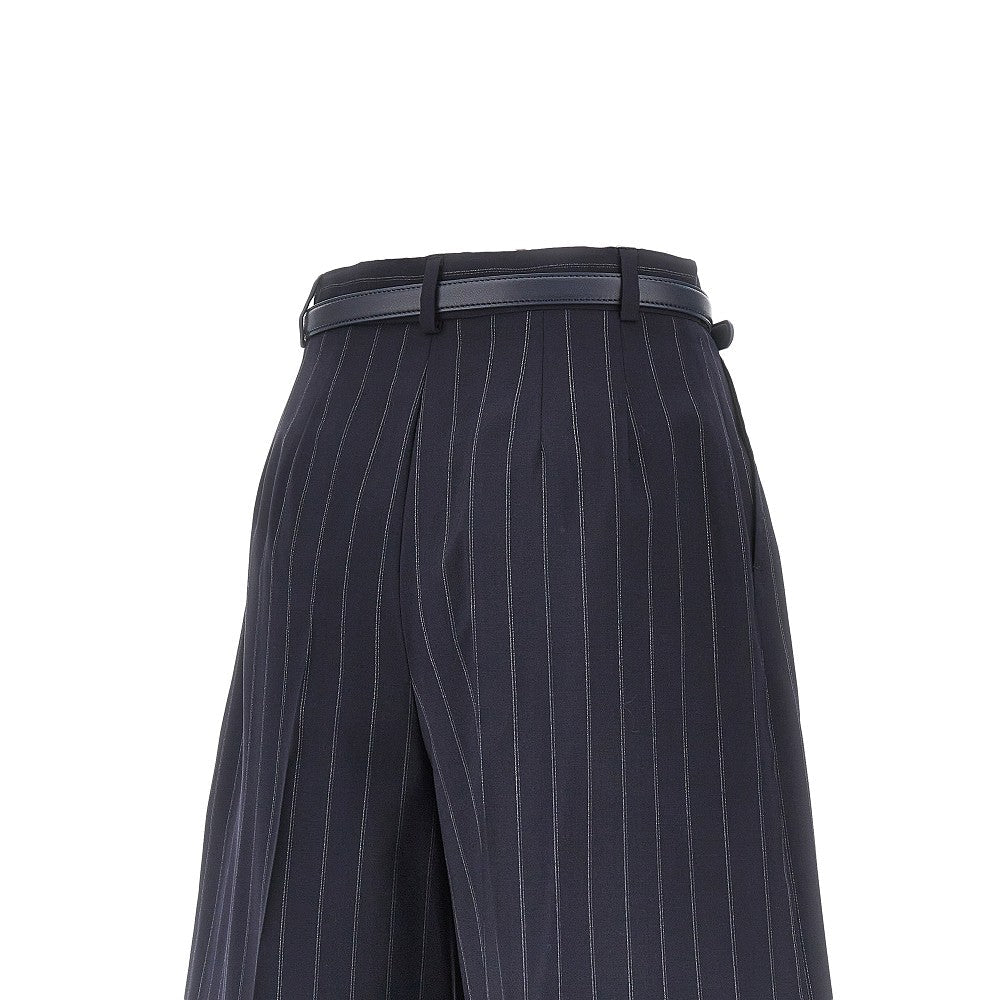 MAX MARA STUDIO 40 pinstriped wool shorts