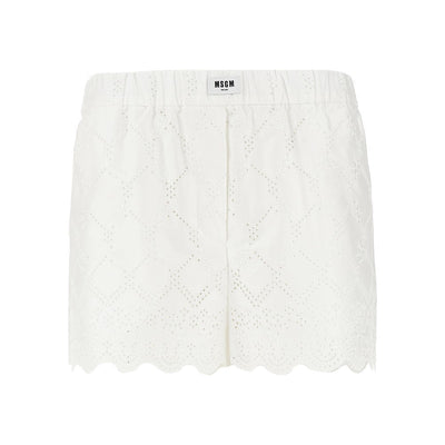 broderie anglaise shorts