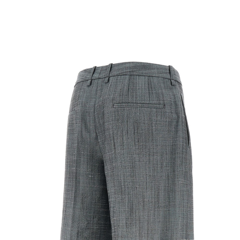 JIL SANDER 36 flame wool-blend shorts