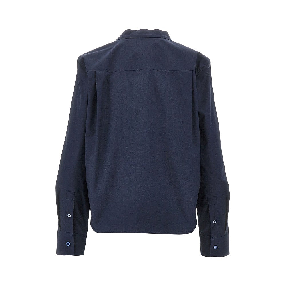 EMPORIO ARMANI 40 mandarin collar poplin shirt