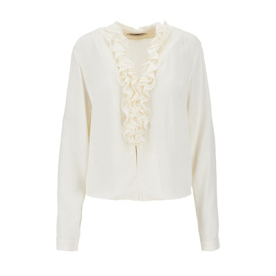 ruffled blouse