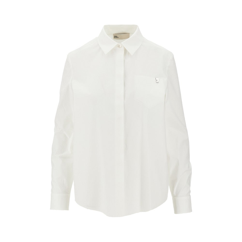 TORY BURCH 4 stretch poplin shirt