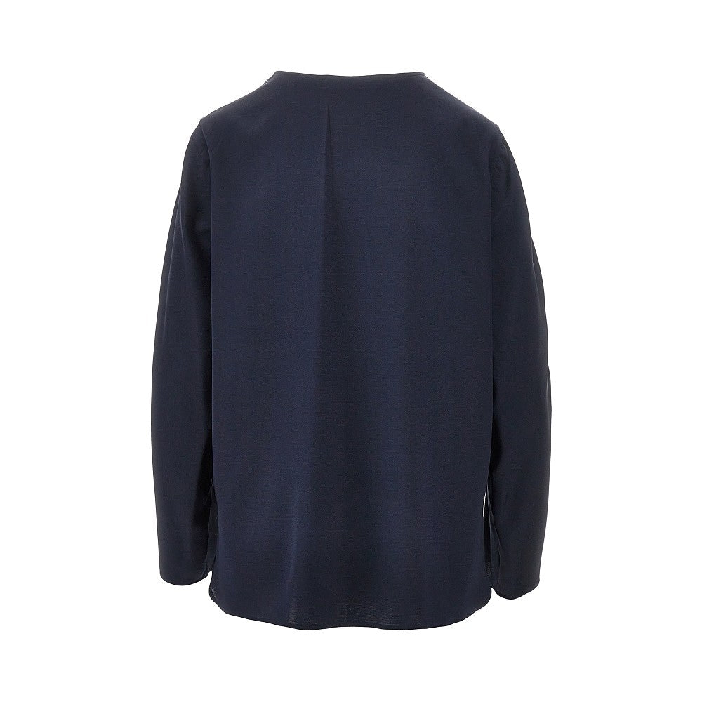 MAX MARA 44 stretch silk blouse