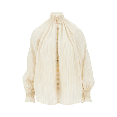 aster cotton and silk blouse