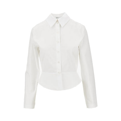 poplin basque shirt