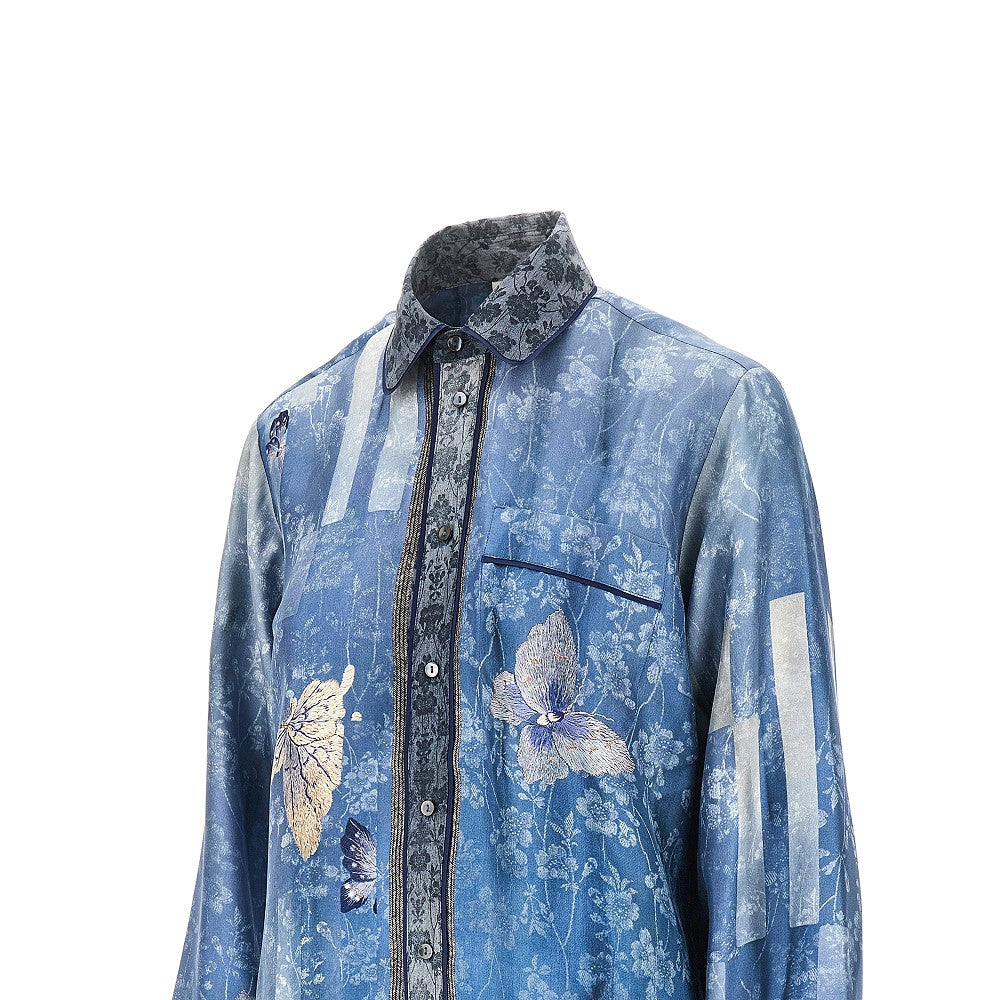PIERRE LOUIS MASCIA S printed silk shirt