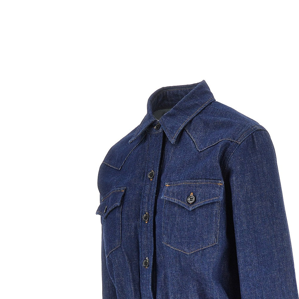 A.P.C. 38 denim short dress