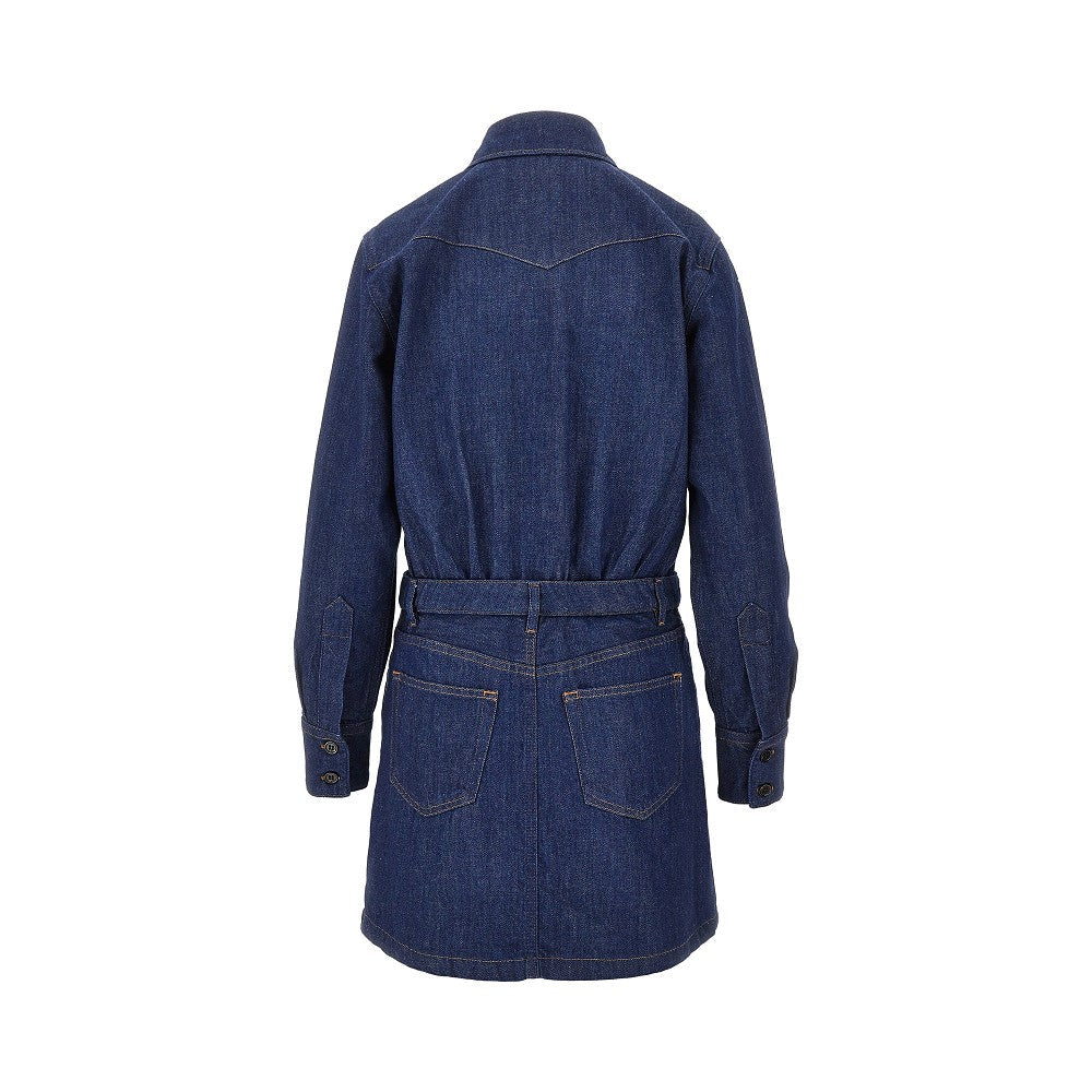 A.P.C. 38 denim short dress