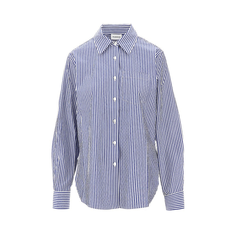 P.A.R.O.S.H. S strass-embellisshed striped shirt