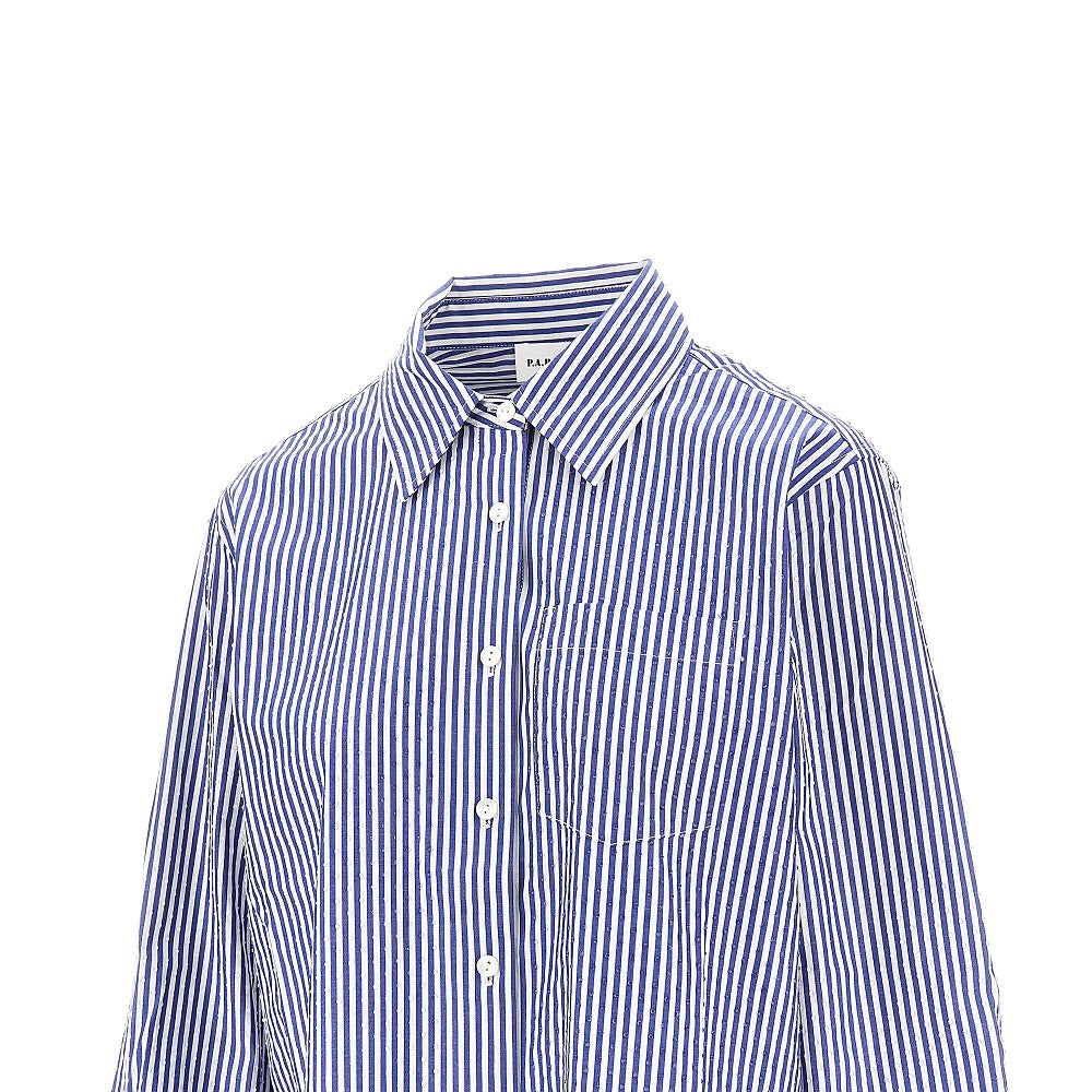 P.A.R.O.S.H. S strass-embellisshed striped shirt