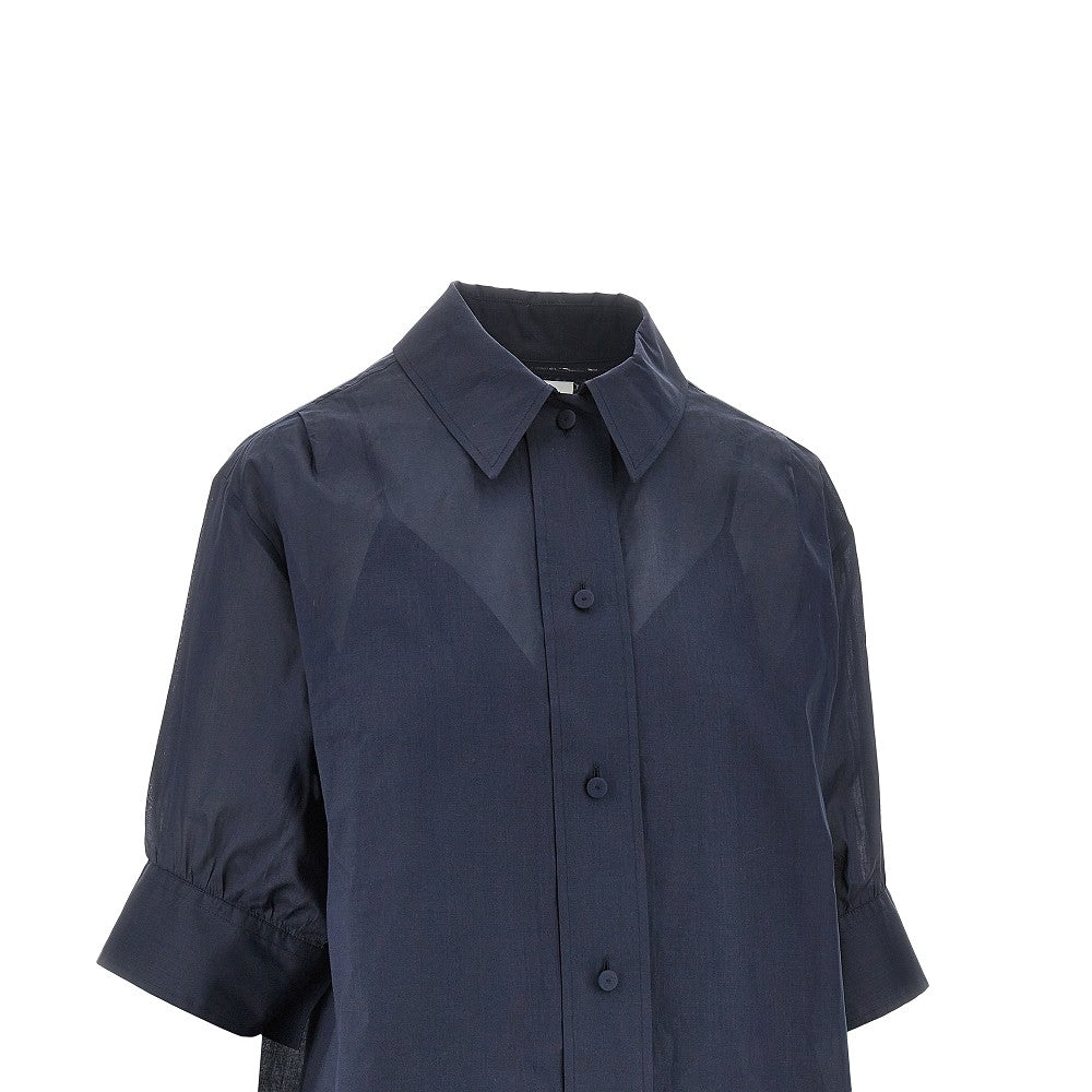 JIL SANDER 36 cotton organdy shirt