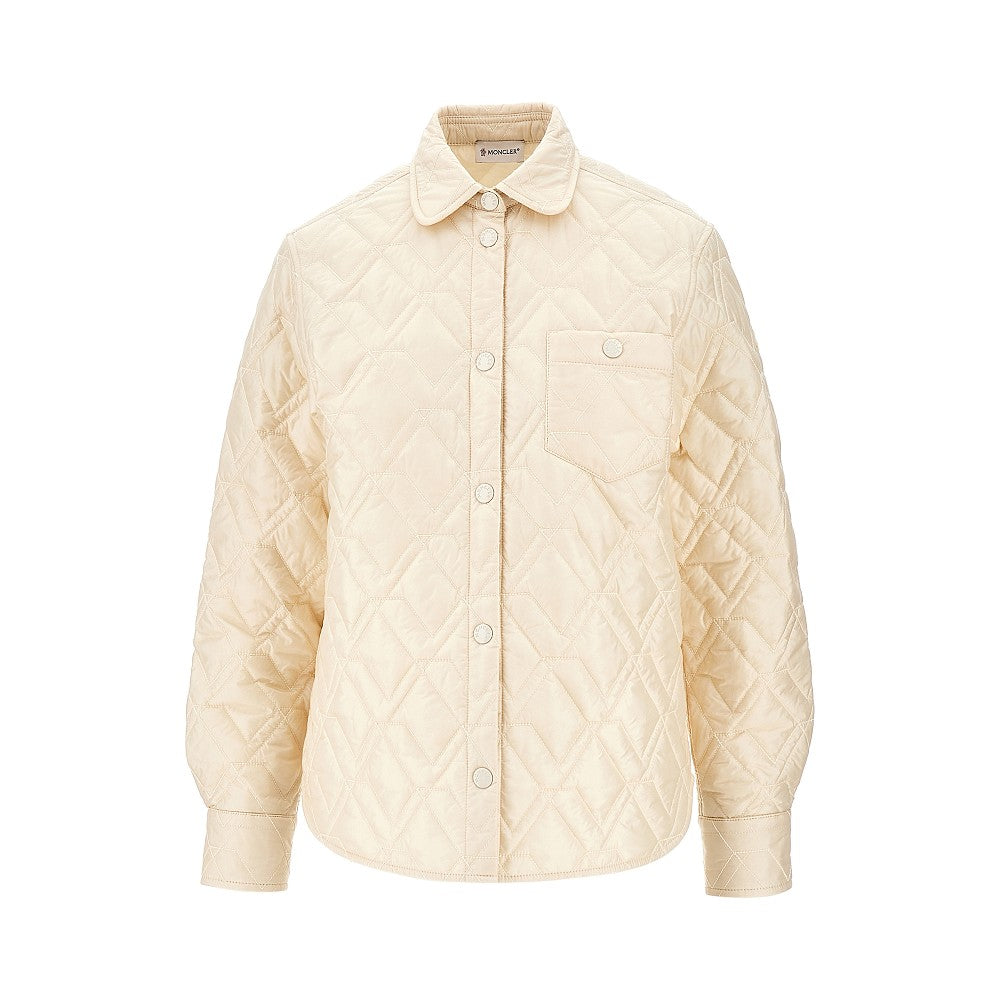 MONCLER 38 quilted nylon overshirt