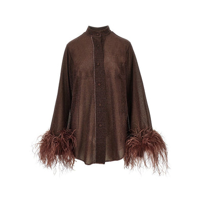 lumière shirt with feathers