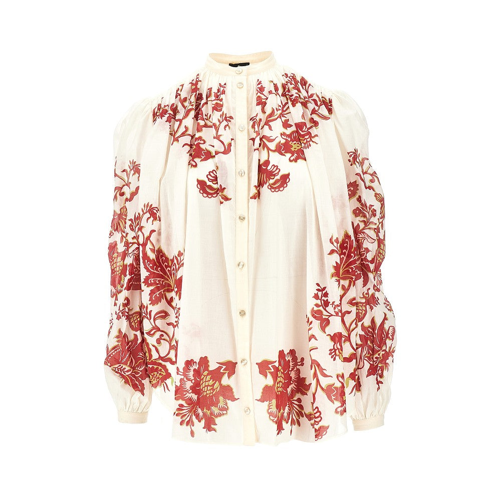ETRO 38 printed cotton shirt
