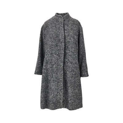 mélange wool blend coat
