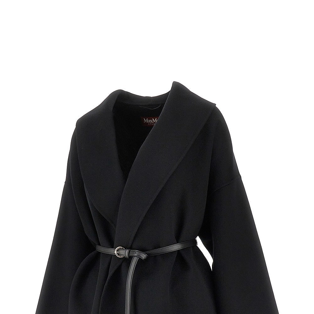 MAX MARA STUDIO 38 double cloth with belt