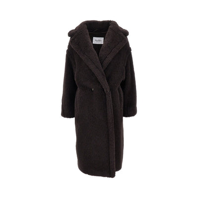 alpaca and wool teddy bear icon coat