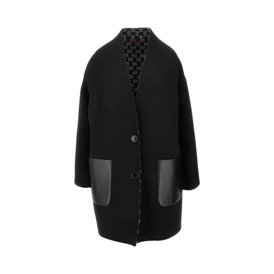 wool and silk reversible coat