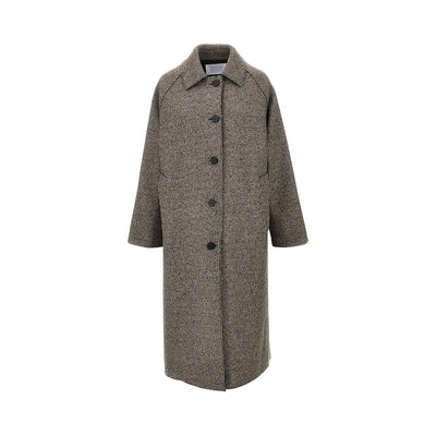 cashmere-blend balmacaan coat
