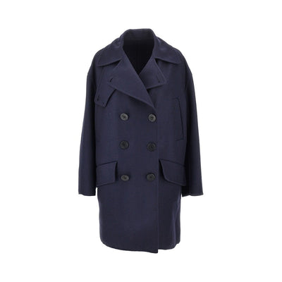 silence double-breasted coat