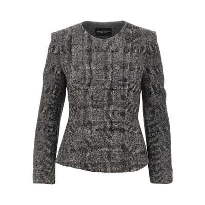 prince of wales wool jacket