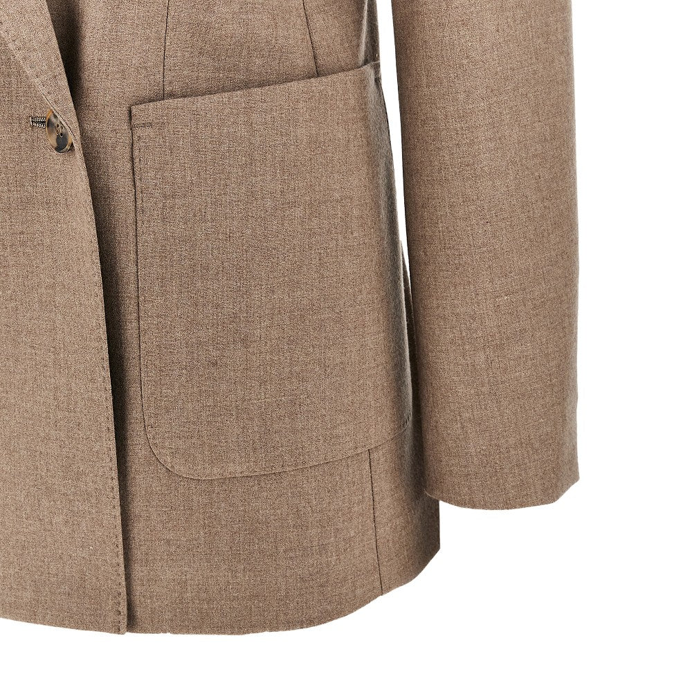 MAX MARA 42 cashmere tailored double-breasted jacket