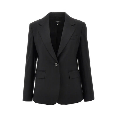wool single-breasted jacket