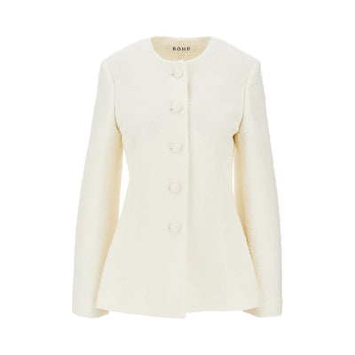 bouclé shaped blazer