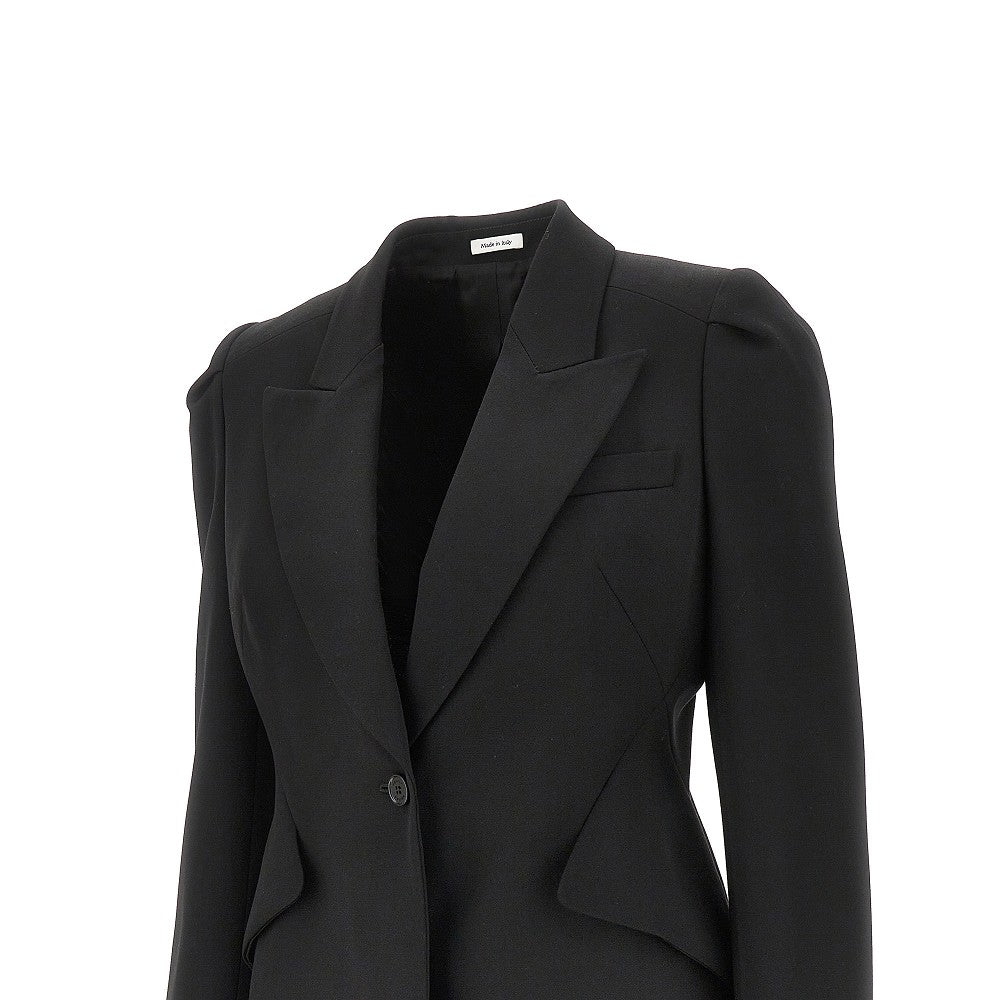 ALEXANDER MCQUEEN 46 grain de poudre single-breasted jacket