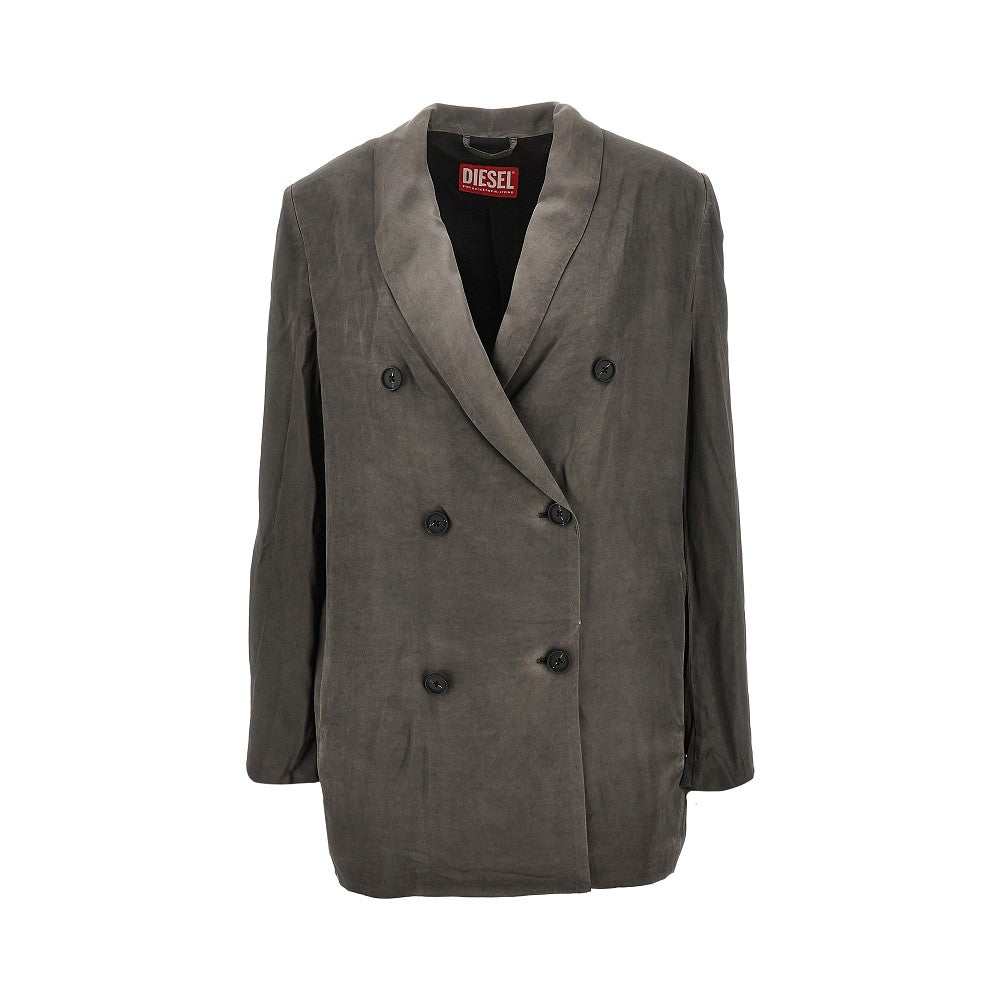 DIESEL 40 g-avina satin double-breasted jacket
