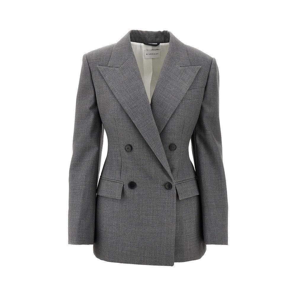 GIVENCHY 38 single-breasted jacket with padded shoulders