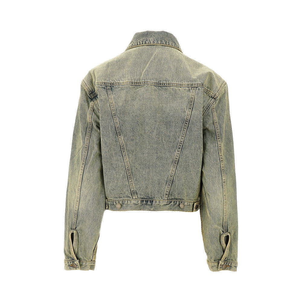 ENTIRE STUDIOS S exaggerated shoulders denim jacket