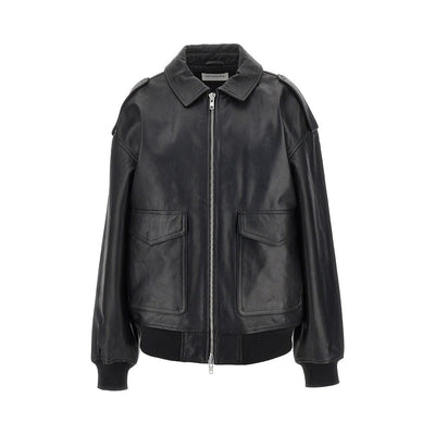 viper leather bomber jacket