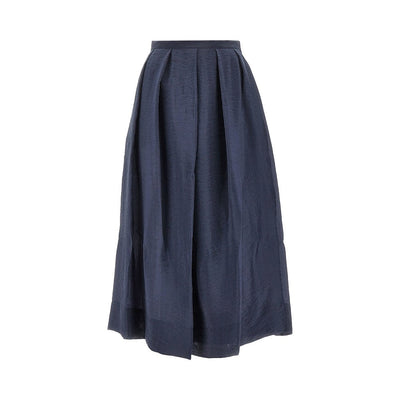 tecno creponne midi skirt
