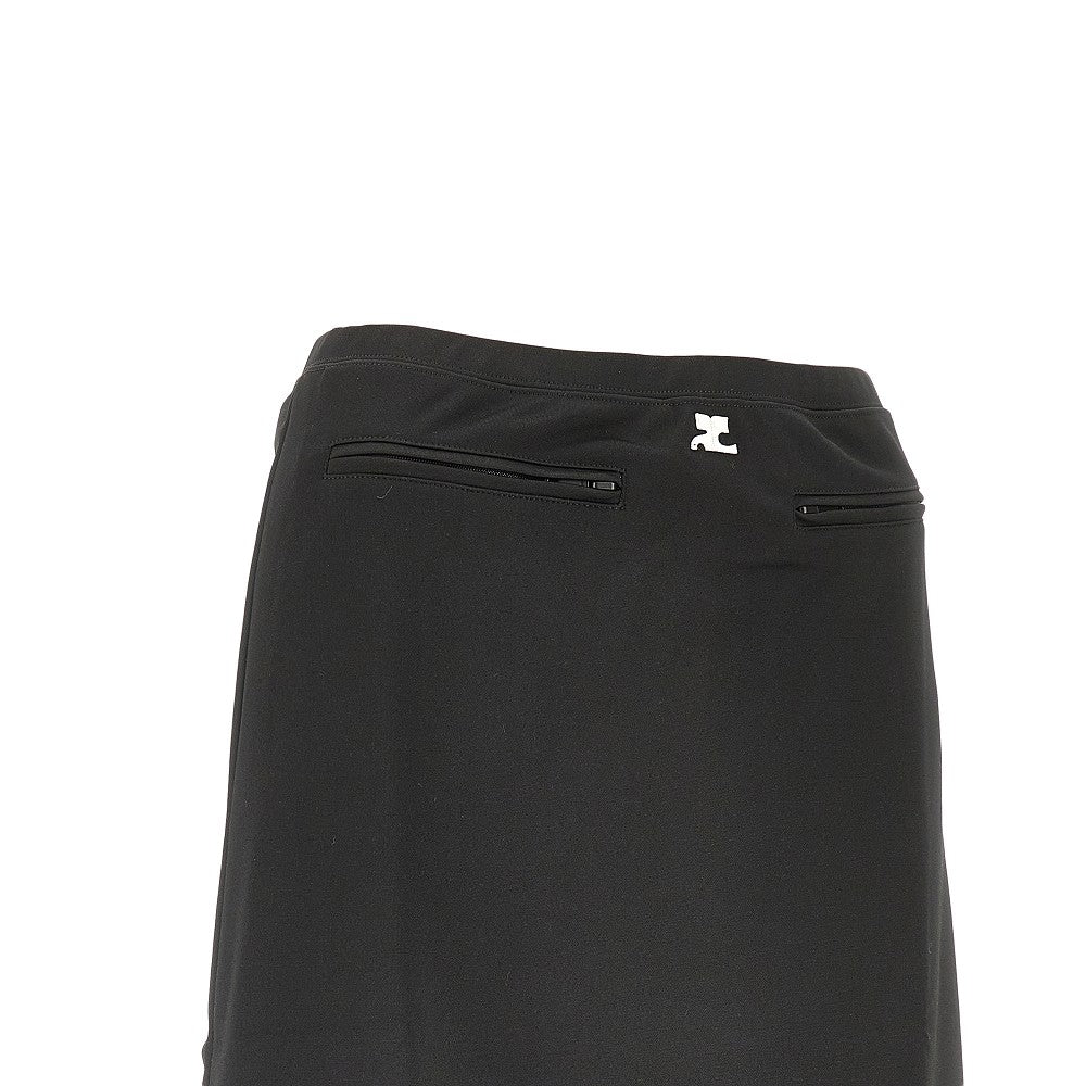 COURREGES M technical interlock tracksuit skirt