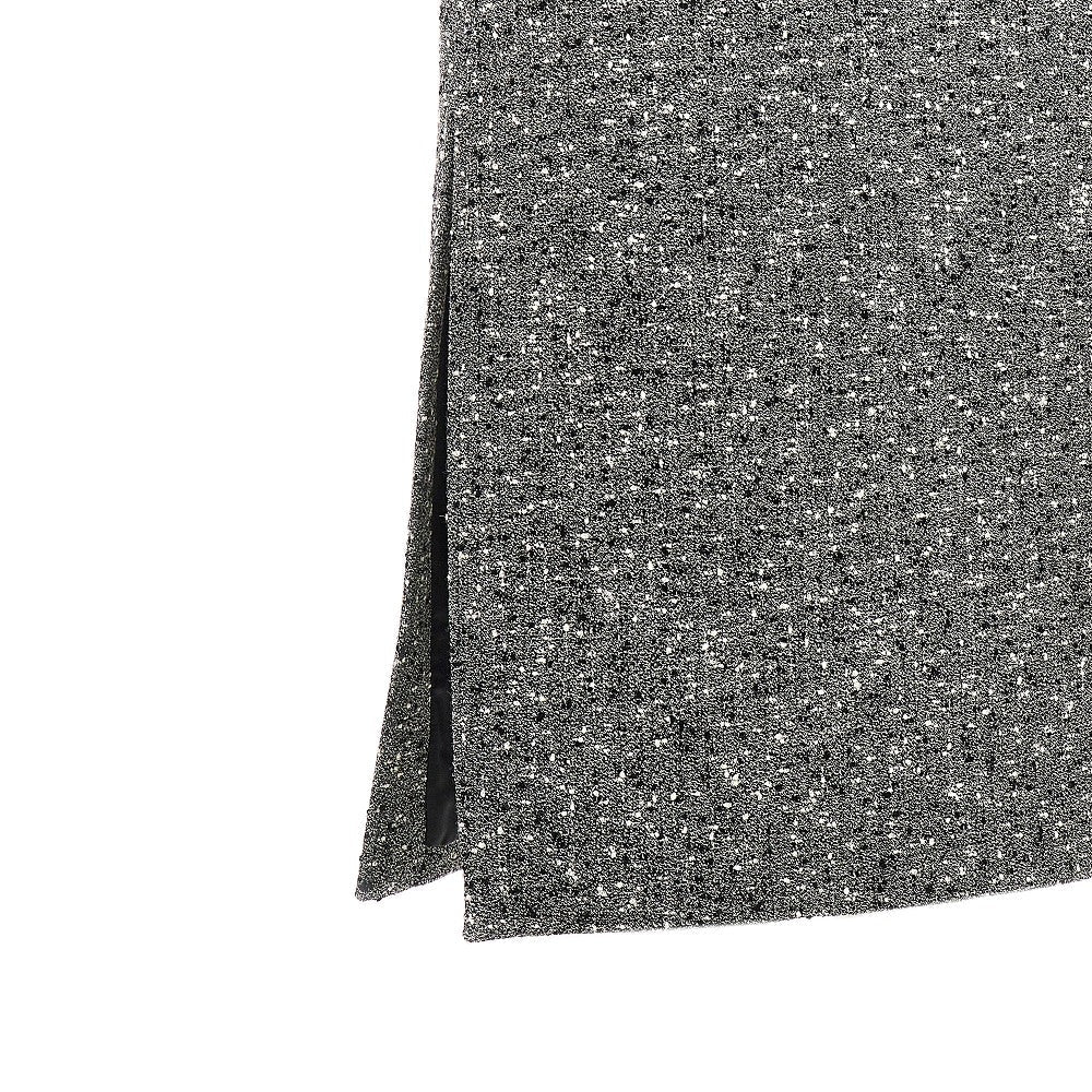 GUCCI 40 seeded wool knee-length skirt