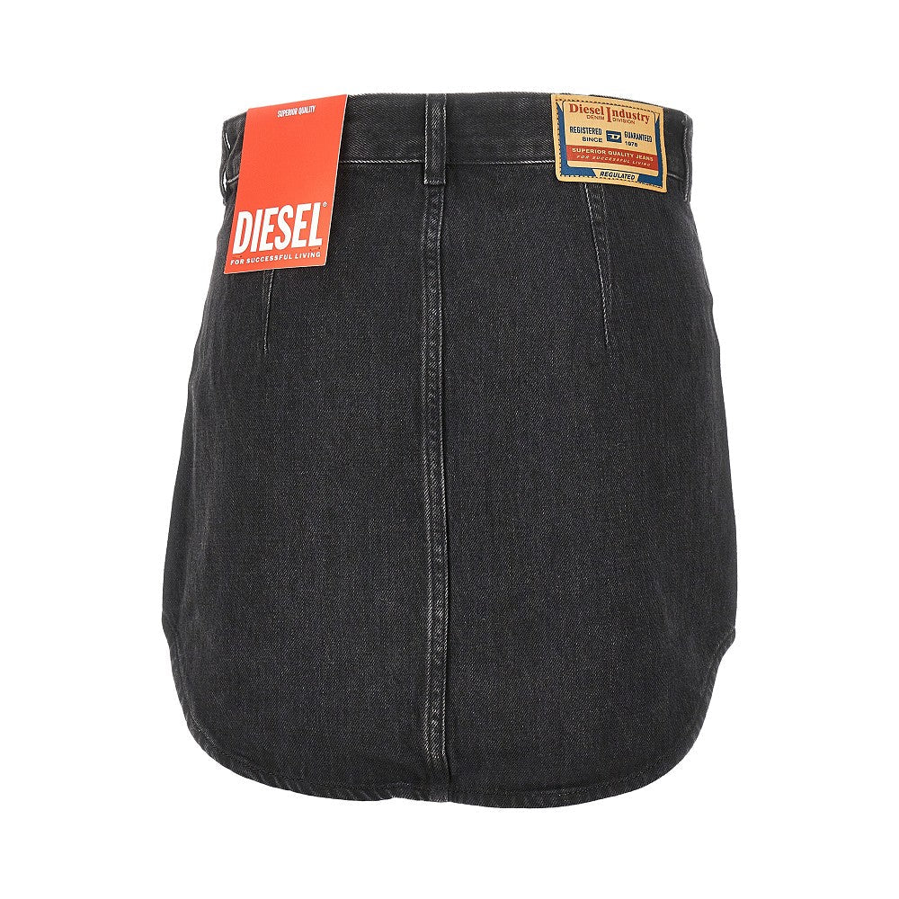 DIESEL 26 de-ard denim mini skirt