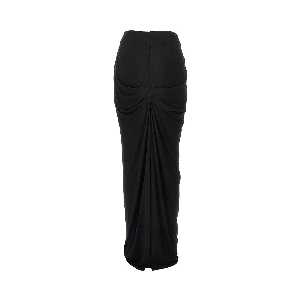 ENTIRE STUDIOS S draped jersey long skirt