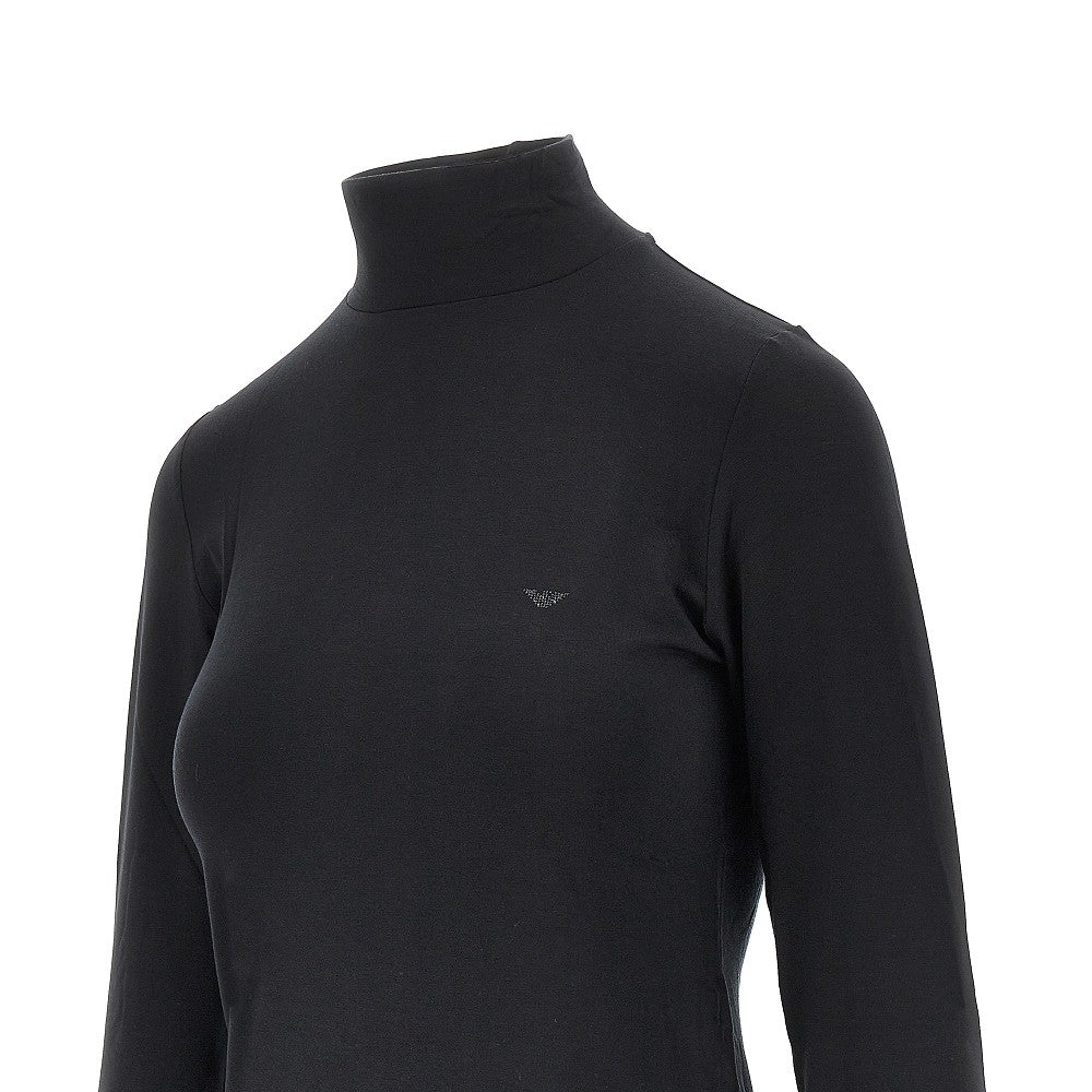 EA BODYWEAR M lyocell and wool blend turtleneck