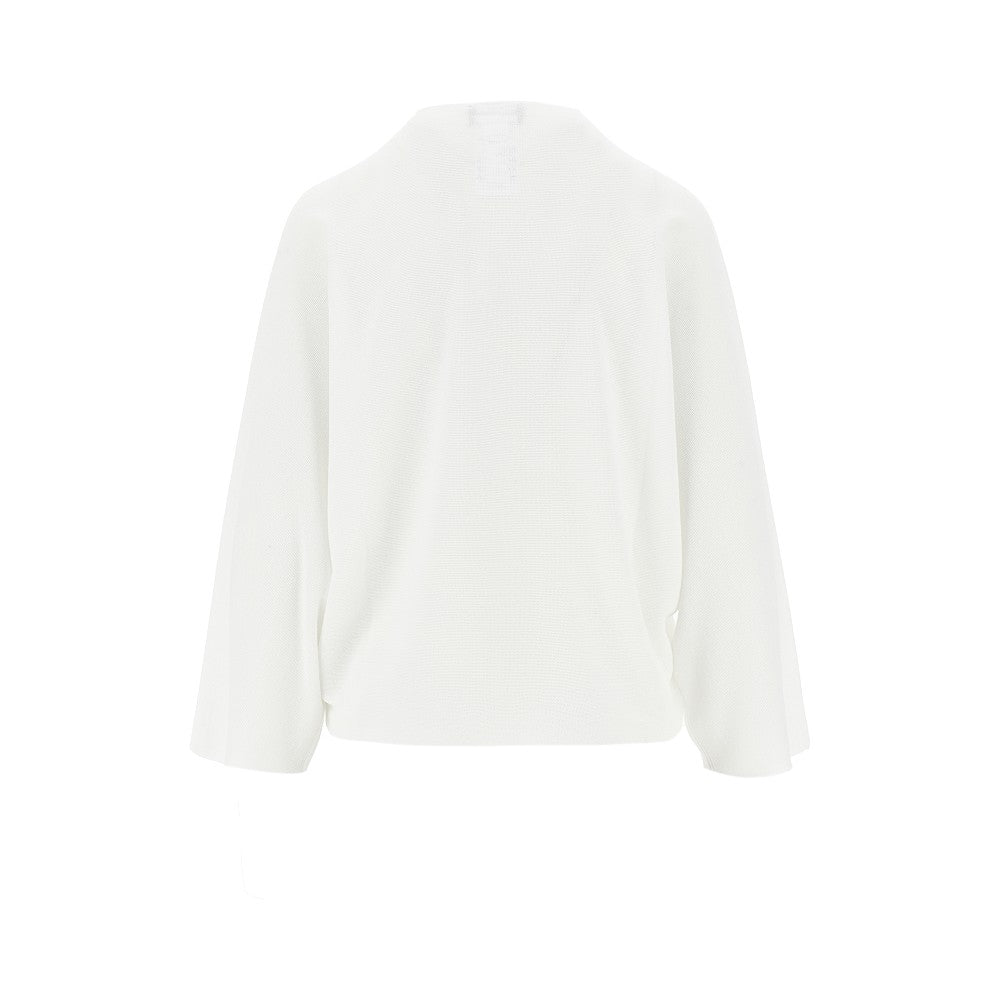 EMPORIO ARMANI S knitted top with batwing sleeves