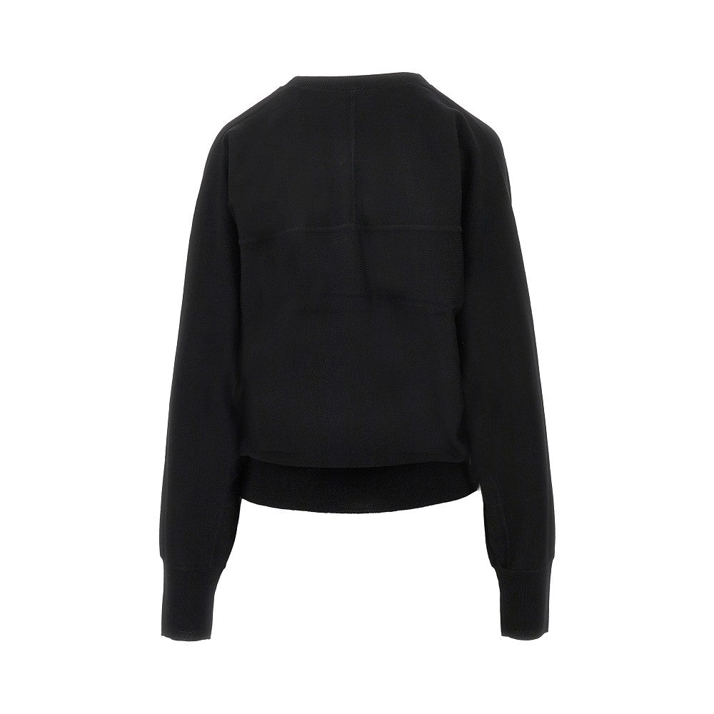 PINKO XS knitted sweater with love birds logo