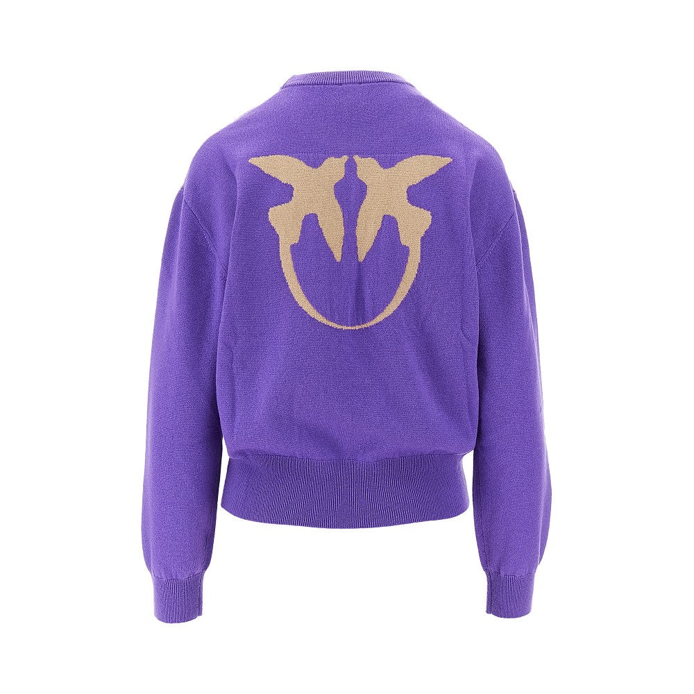 PINKO XS wool and cashmere sweater with logo