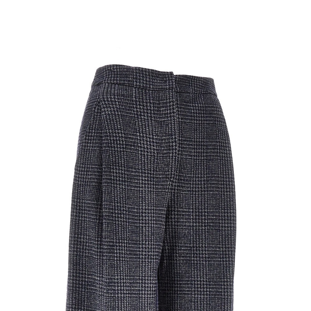 EMPORIO ARMANI 38 icon prince of wales jersey pants