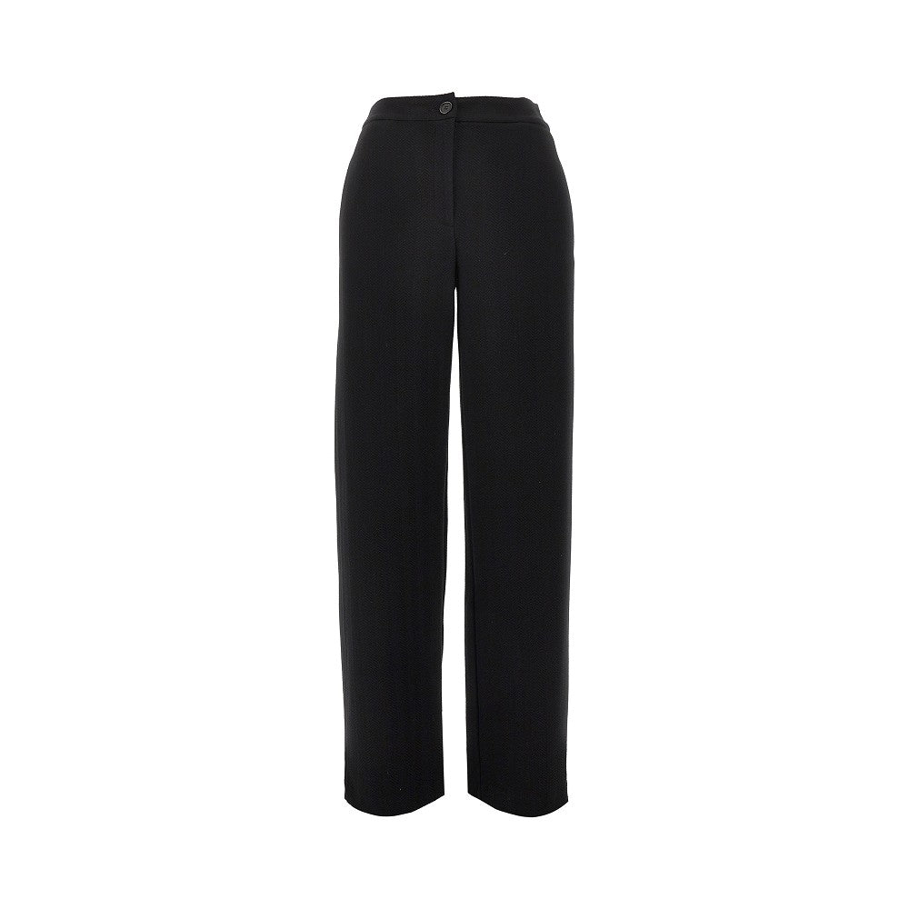 EMPORIO ARMANI 38 chevron jersey pants