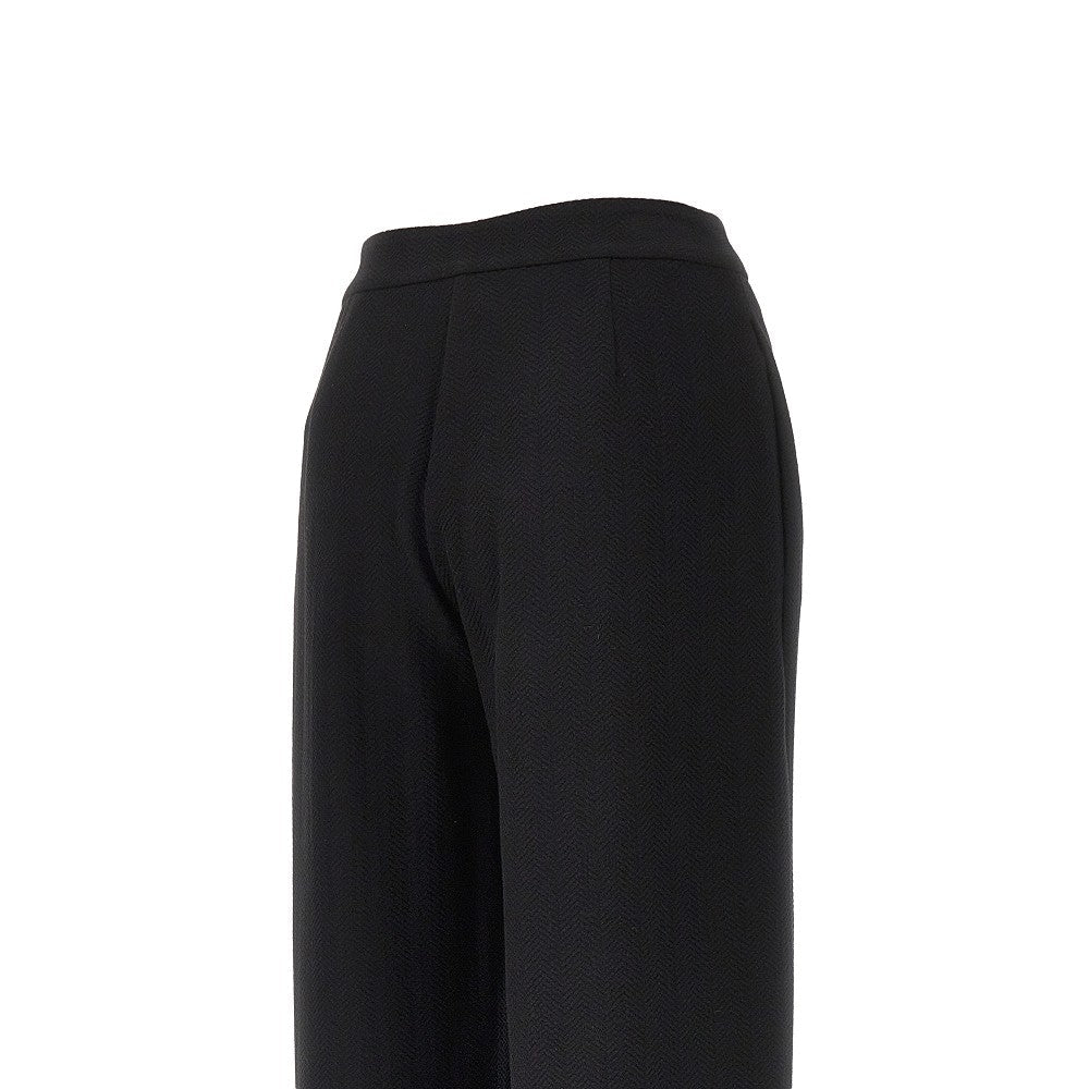 EMPORIO ARMANI 38 chevron jersey pants
